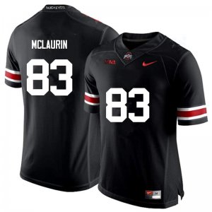 NCAA Ohio State Buckeyes Men's #83 Terry McLaurin Black Nike Football College Jersey OGN5645VC